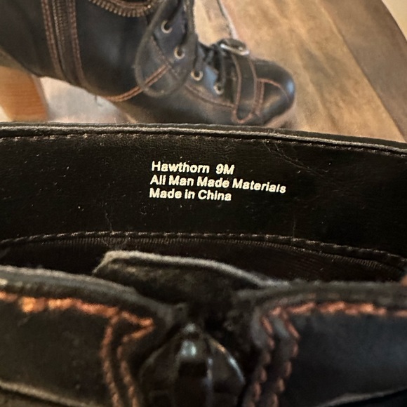 Ruff Hewn Black Ankle Boots size 9 - Picture 5 of 10